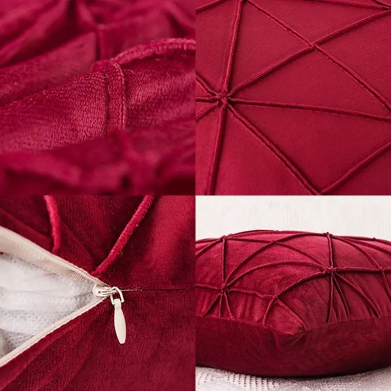 Shades of Blue Velvet Cushion Covers (Set of 4)