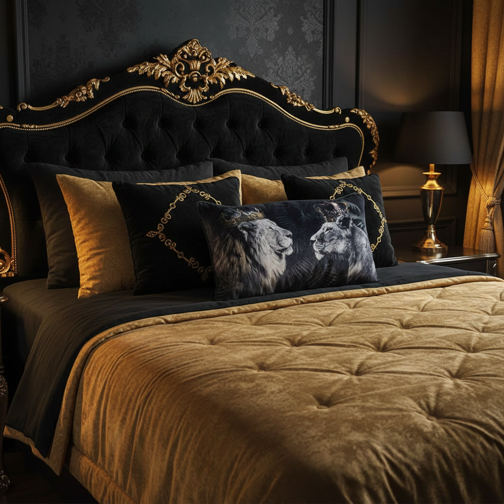 Lion King and Queen Cushion