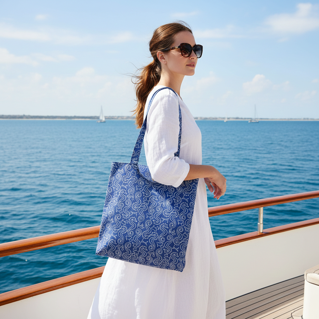 Radley Foldaway Seahorse Bag Blue Boathouse