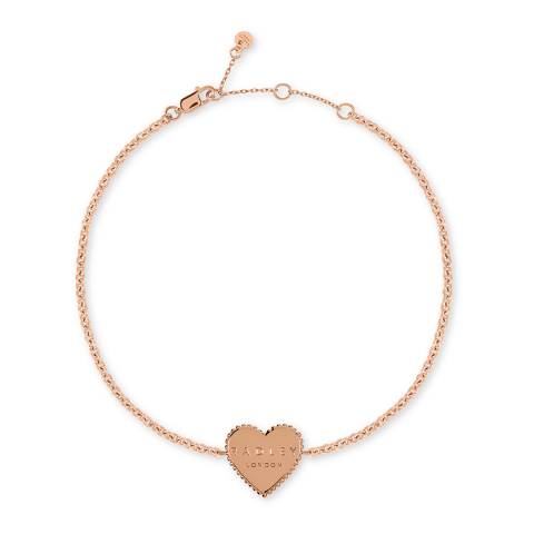 Radley Bracelet - Rose Gold Love Heart Pendant 