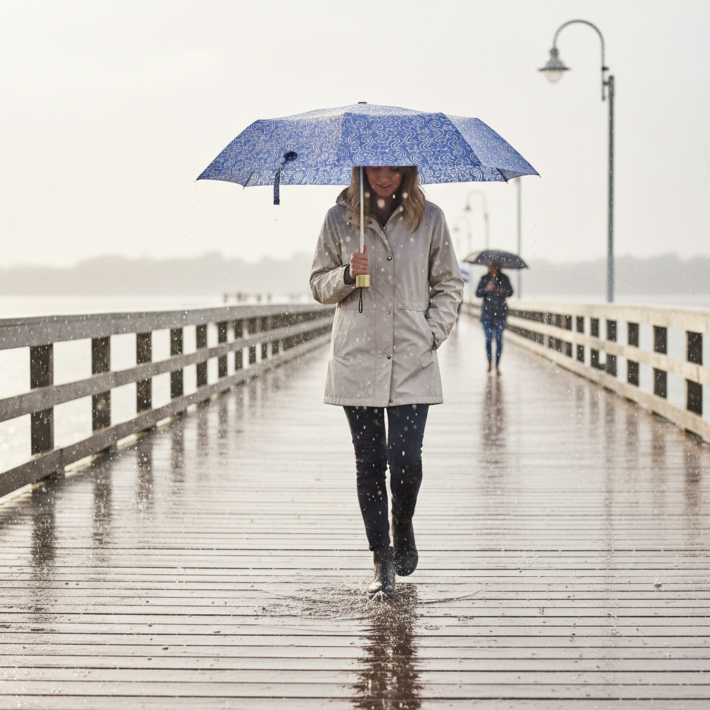 Radley Umbrella Seahorse Boathouse rain