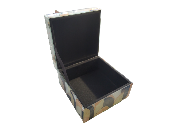 Art Deco Jewellery Box inside