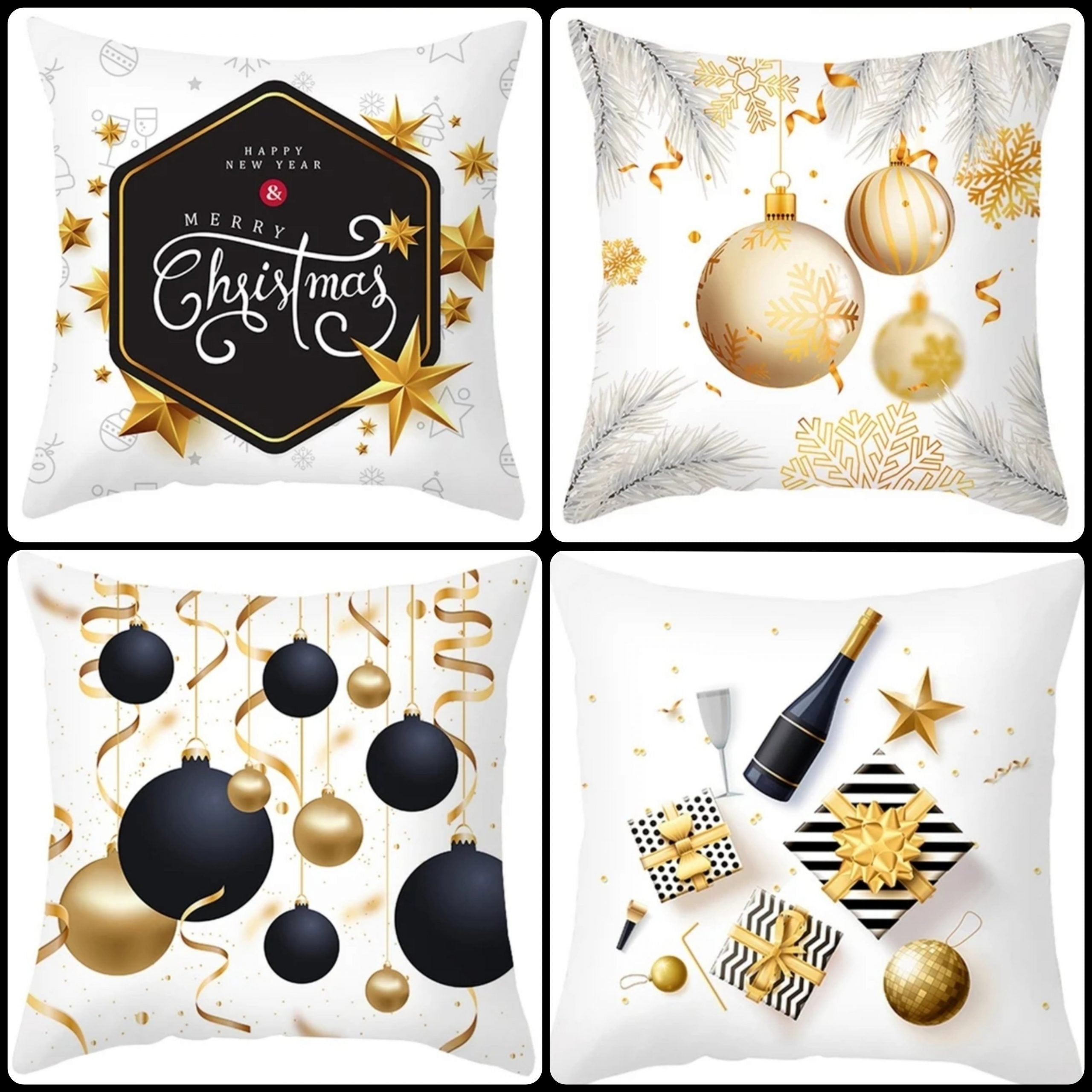 Christmas Cushion Covers (Set of 4)