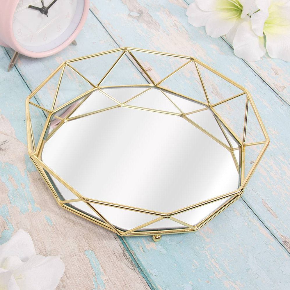 Gold Mirror Tray image