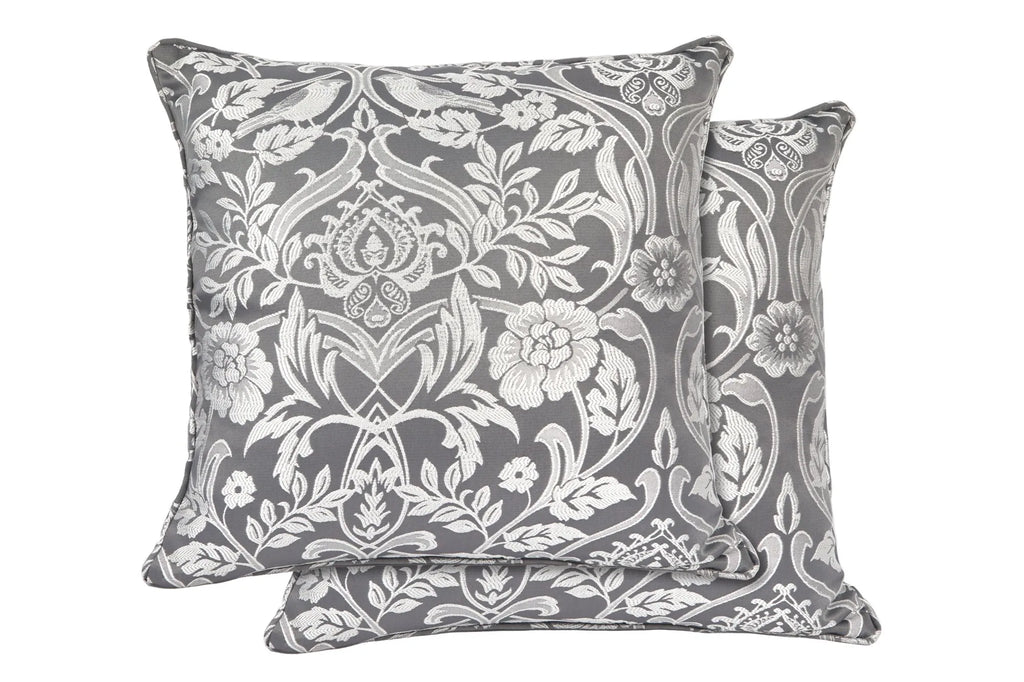Luxury Jacquard Cushion Covers - Grey