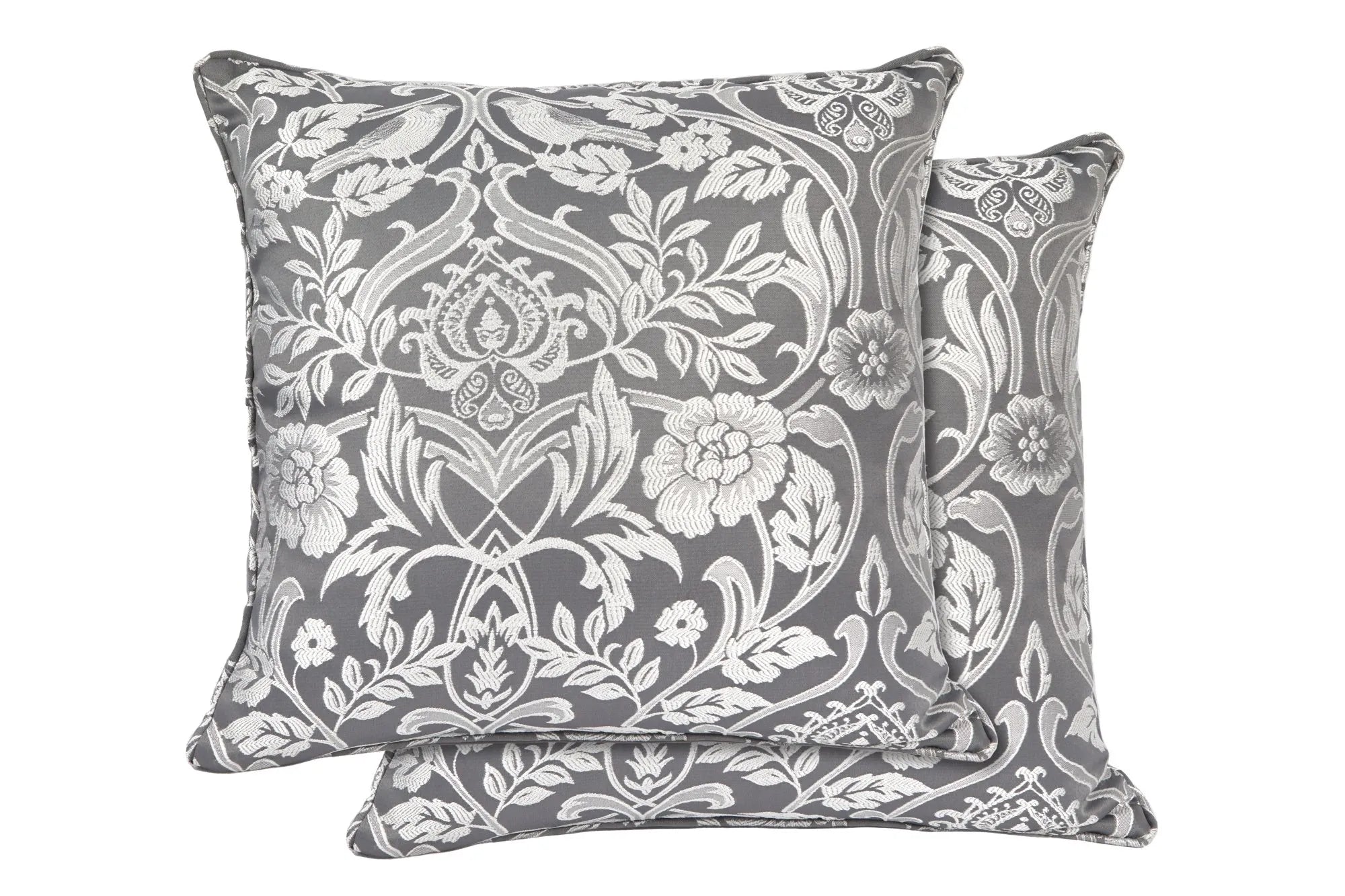 Luxury Jacquard Cushion Covers - Grey