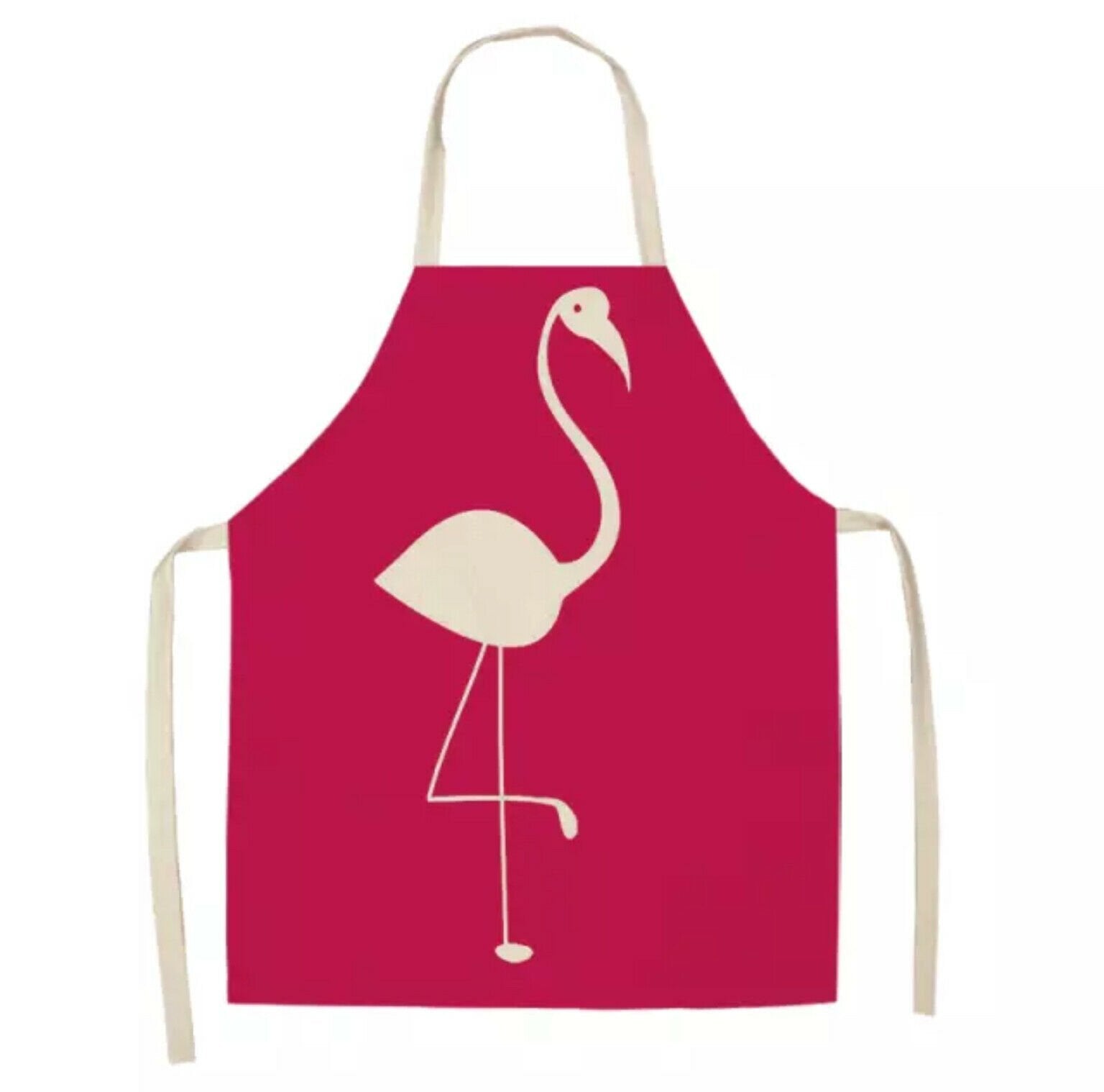 Pretty Pink Flamingo Apron