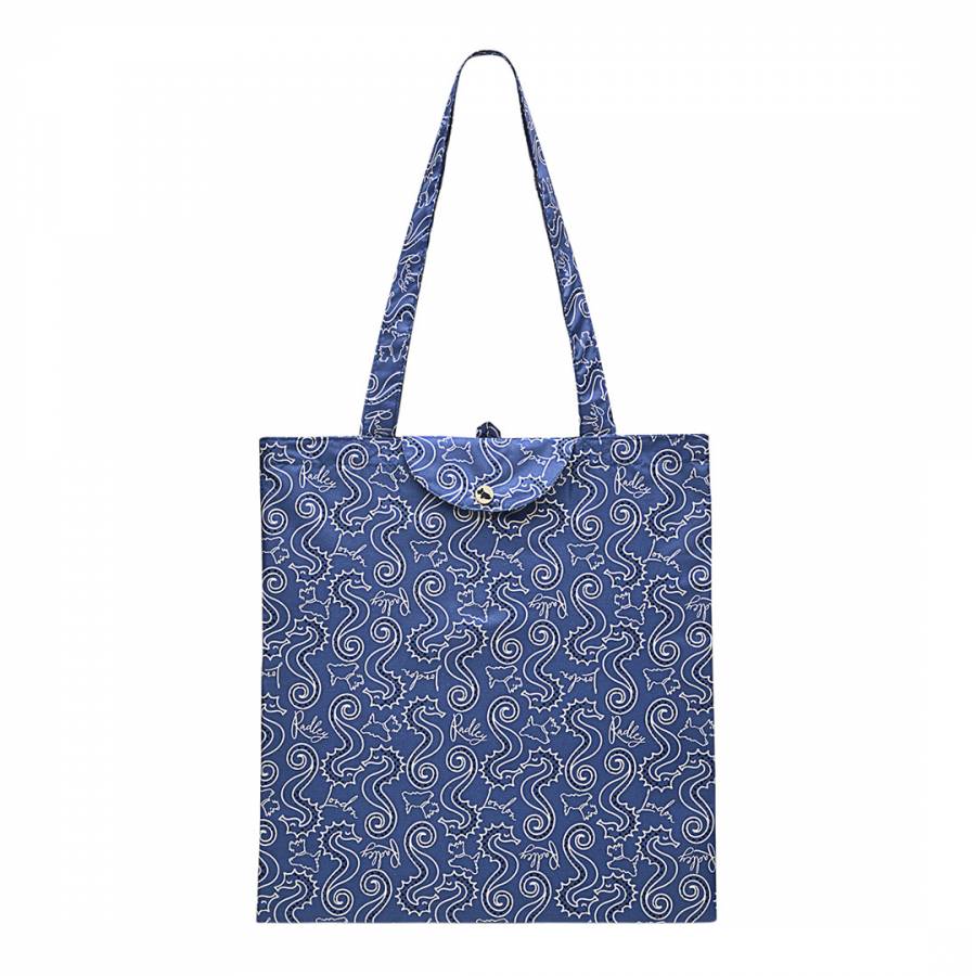 Radley Foldaway Seahorse Bag - Blue Boathouse