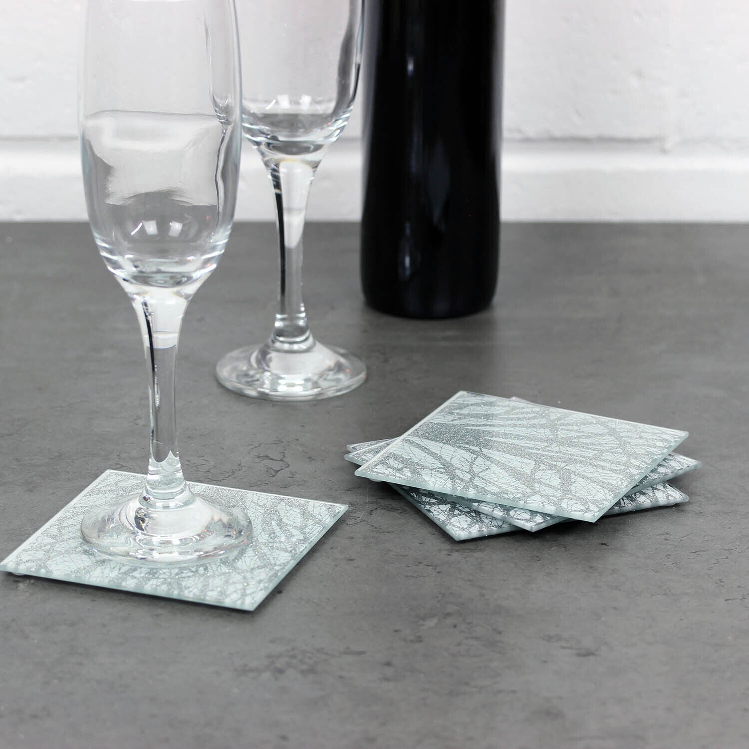 Woodland Glass Coasters