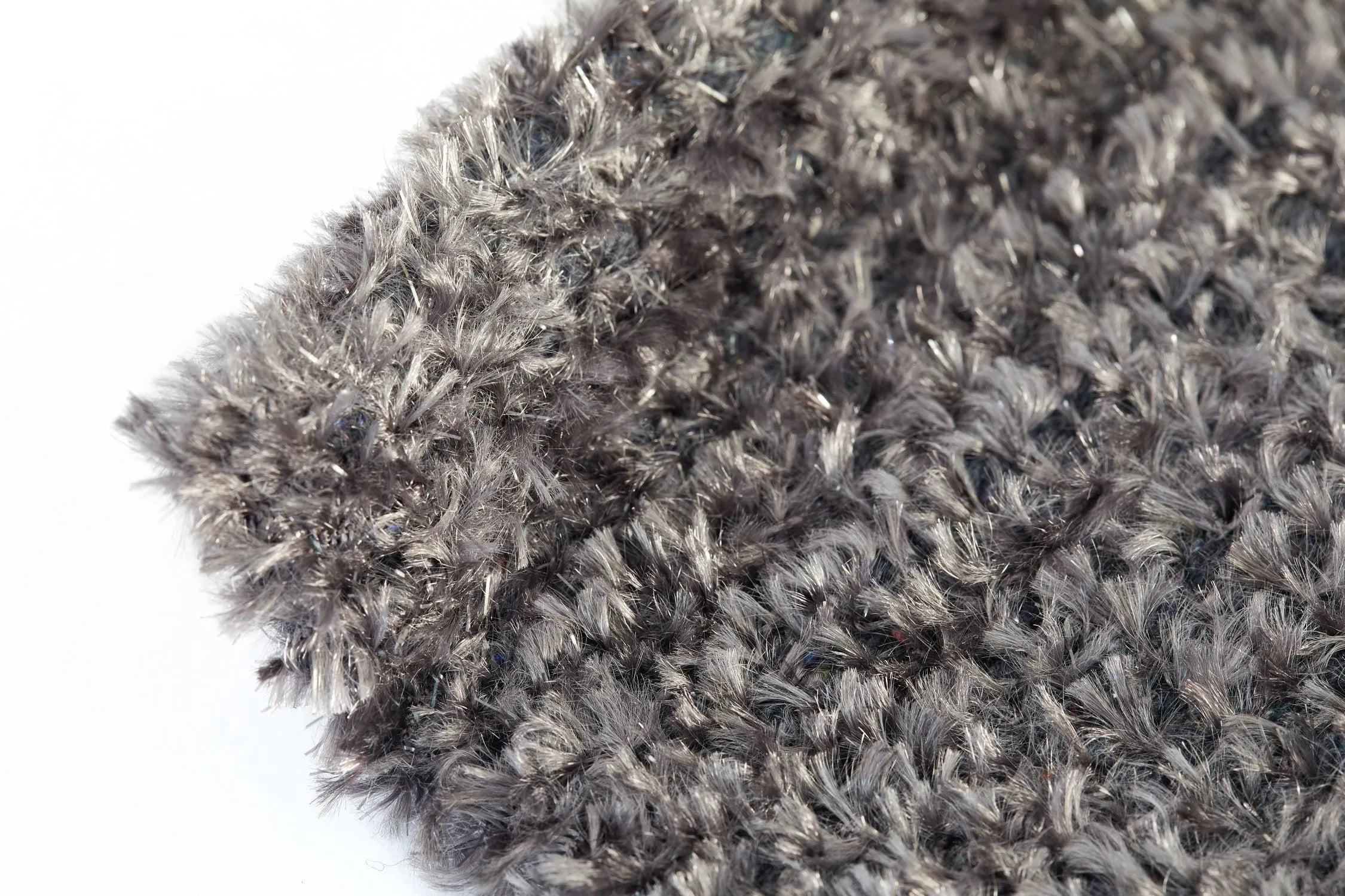 Sparkles Small Grey Rug close up