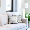 Dorchester Crushed Velvet Silver Grey Cushion Covers