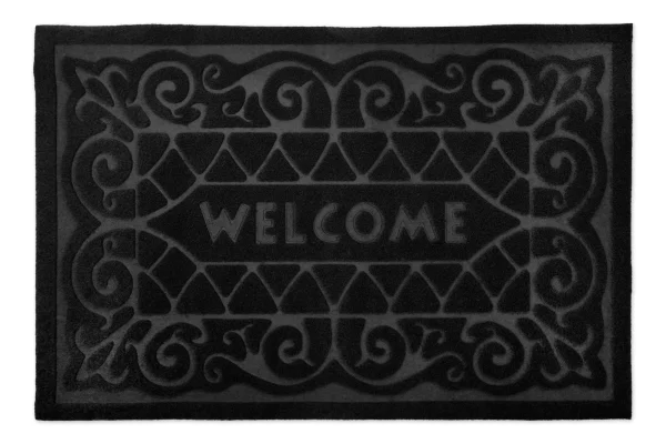 Welcome Door Mat - Black
