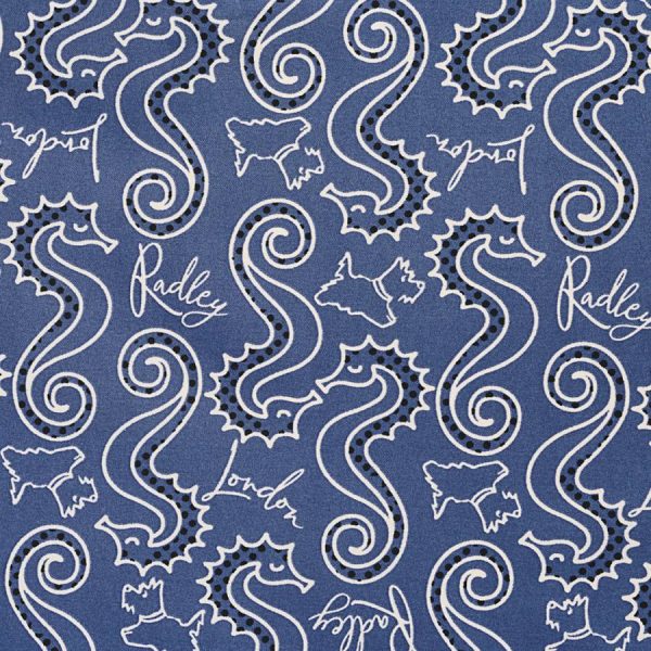 Radley Foldaway Seahorse Bag - Blue